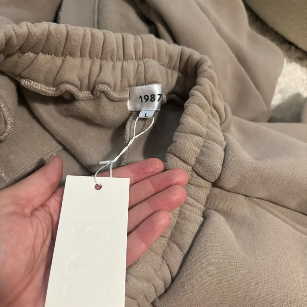 NWT 1987 Label 777 Zip up and Sweatpants Set in Nantucket Size Large L - Picture 8 of 16